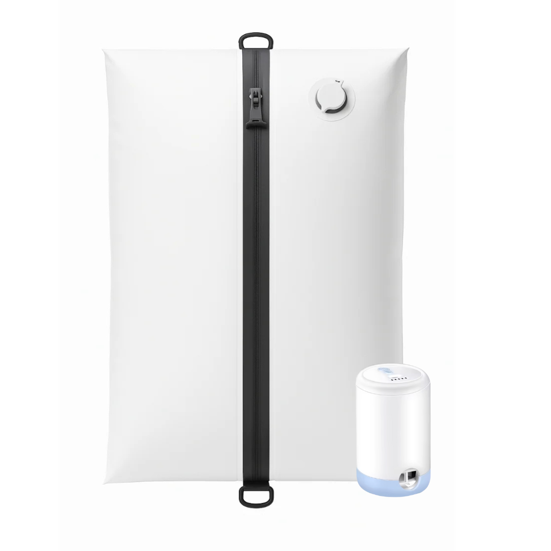 Sac de compression +Pompe à air